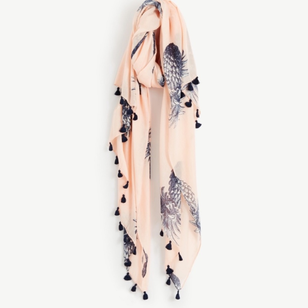 Ann Taylor Pineapple Scarf